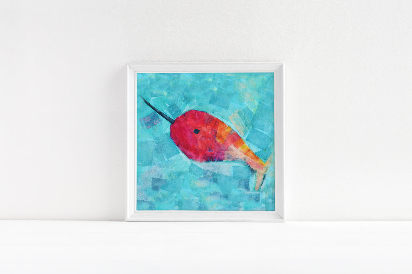 Pink Narwhal Picture for Babies and Kids