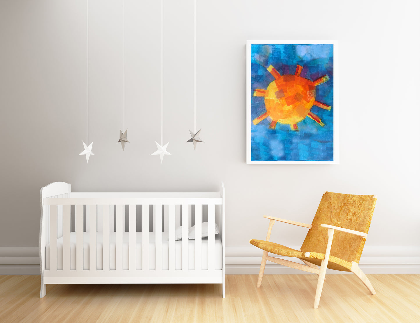 Colorful Sunshine Print for Baby or Kids Room