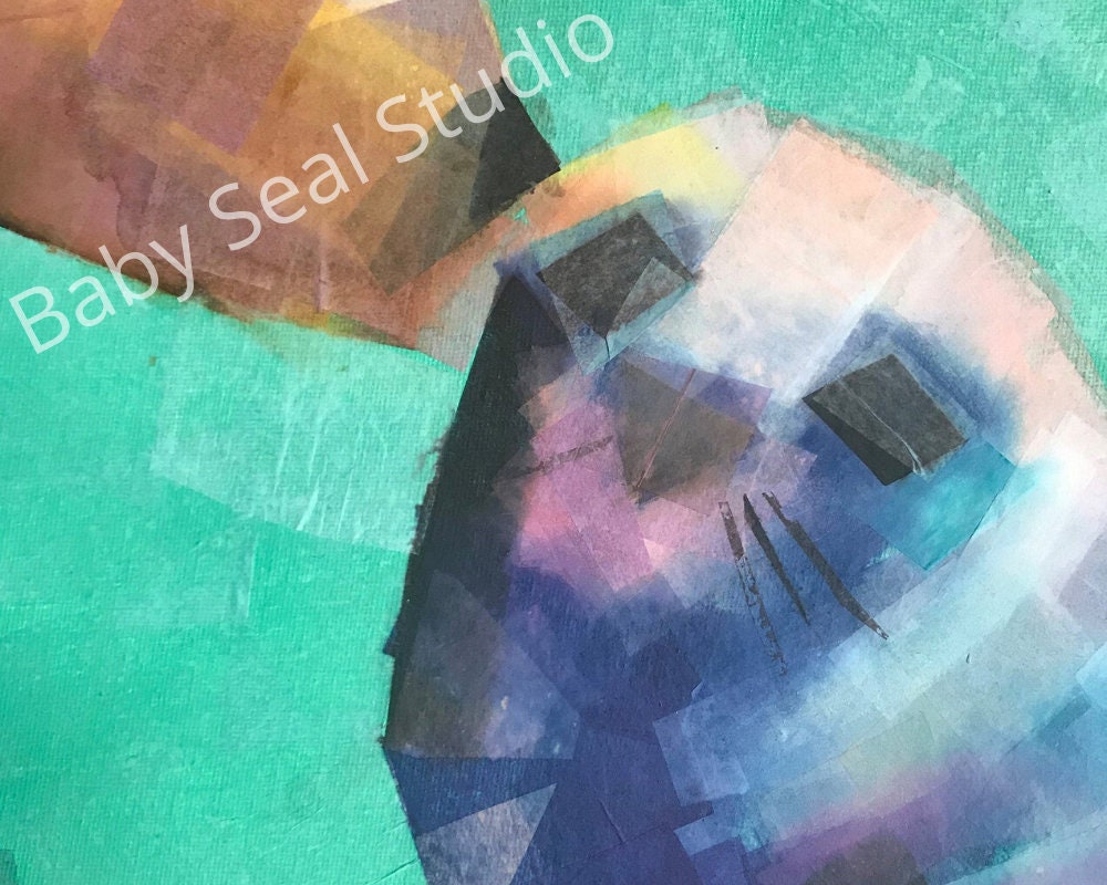 Baby Seal Print for Nursery