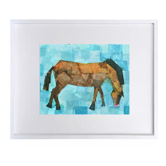 Brown Horse Nursery Wall Art