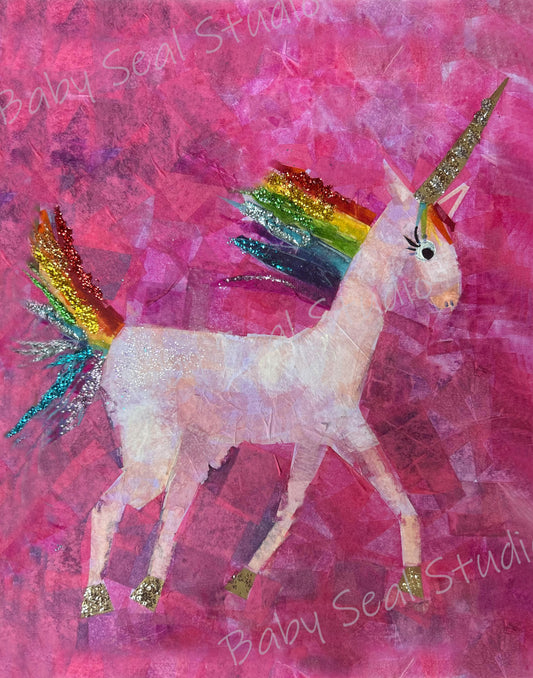 Magical Rainbow Unicorn Print