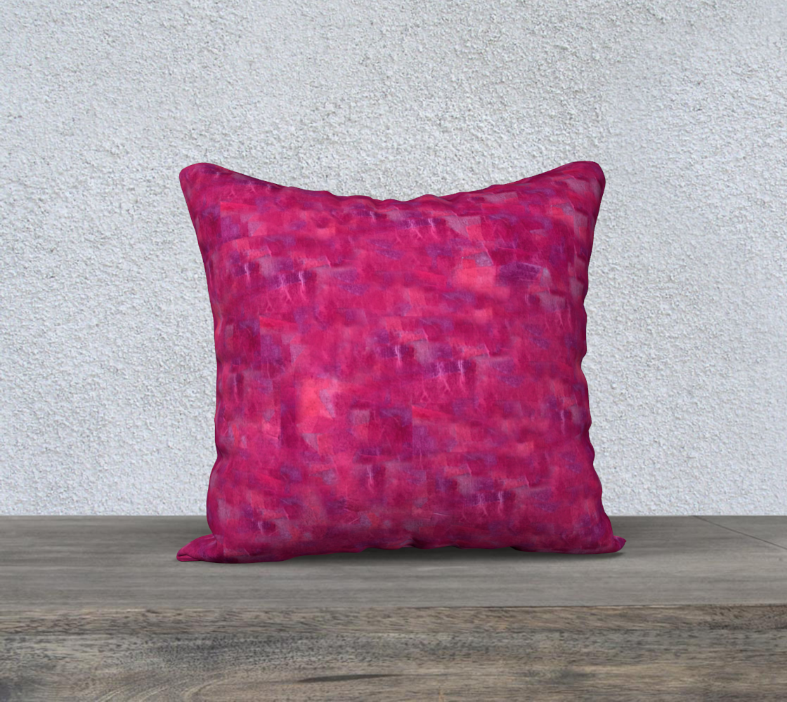 Zebra pillow back