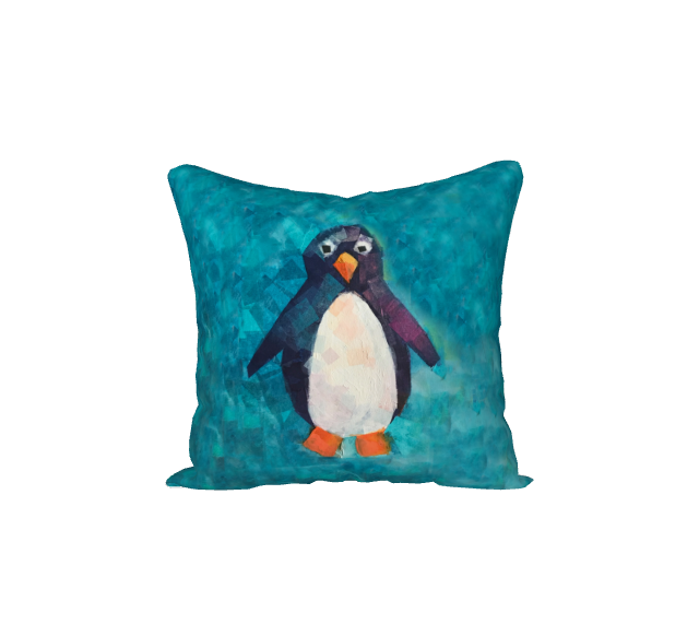 Plush Penguin Pillow