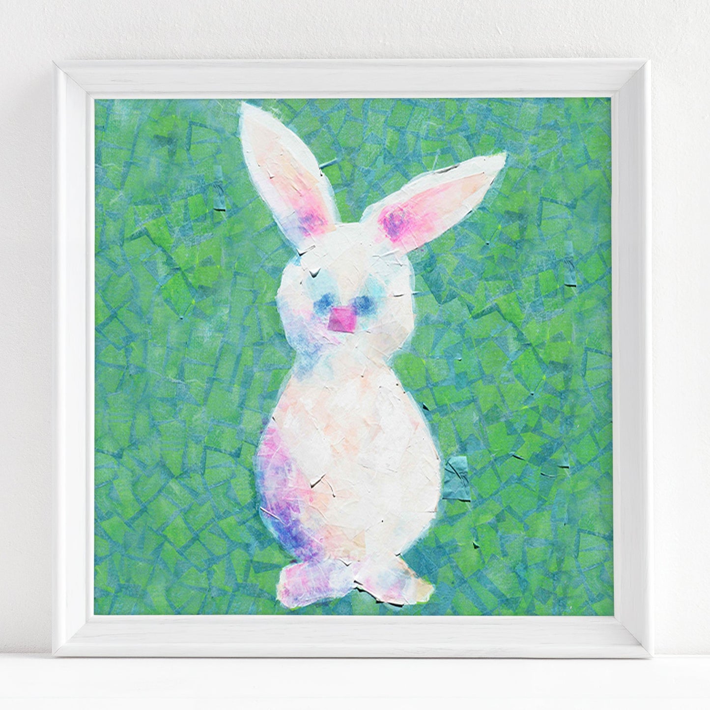 Printable Cute Bunny Print for Nursery or Kids Room