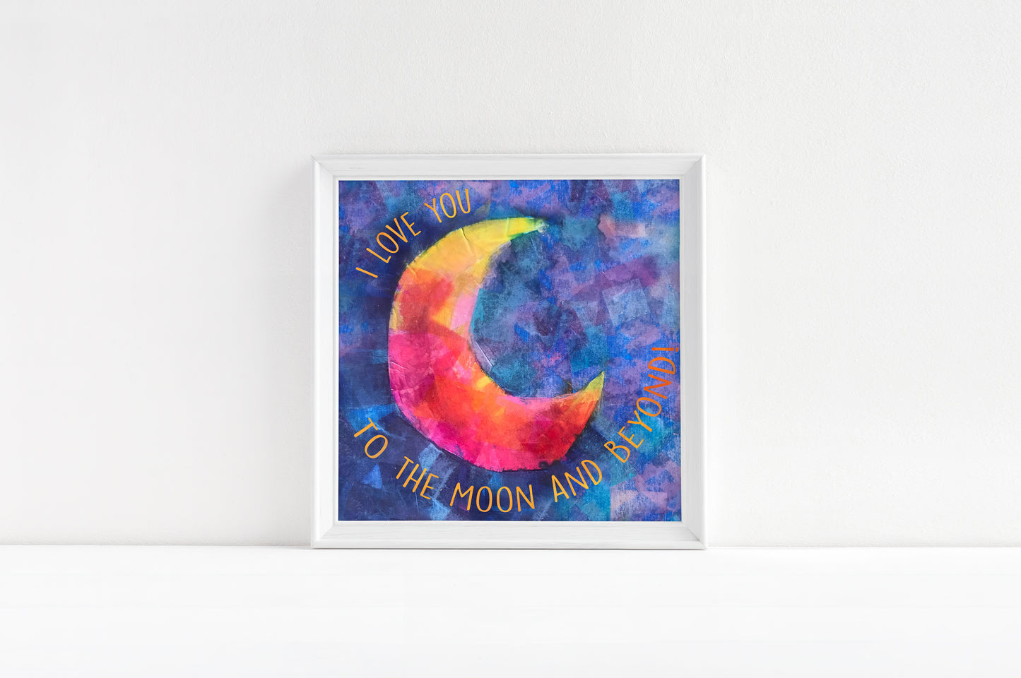 I Love You to the Moon Print