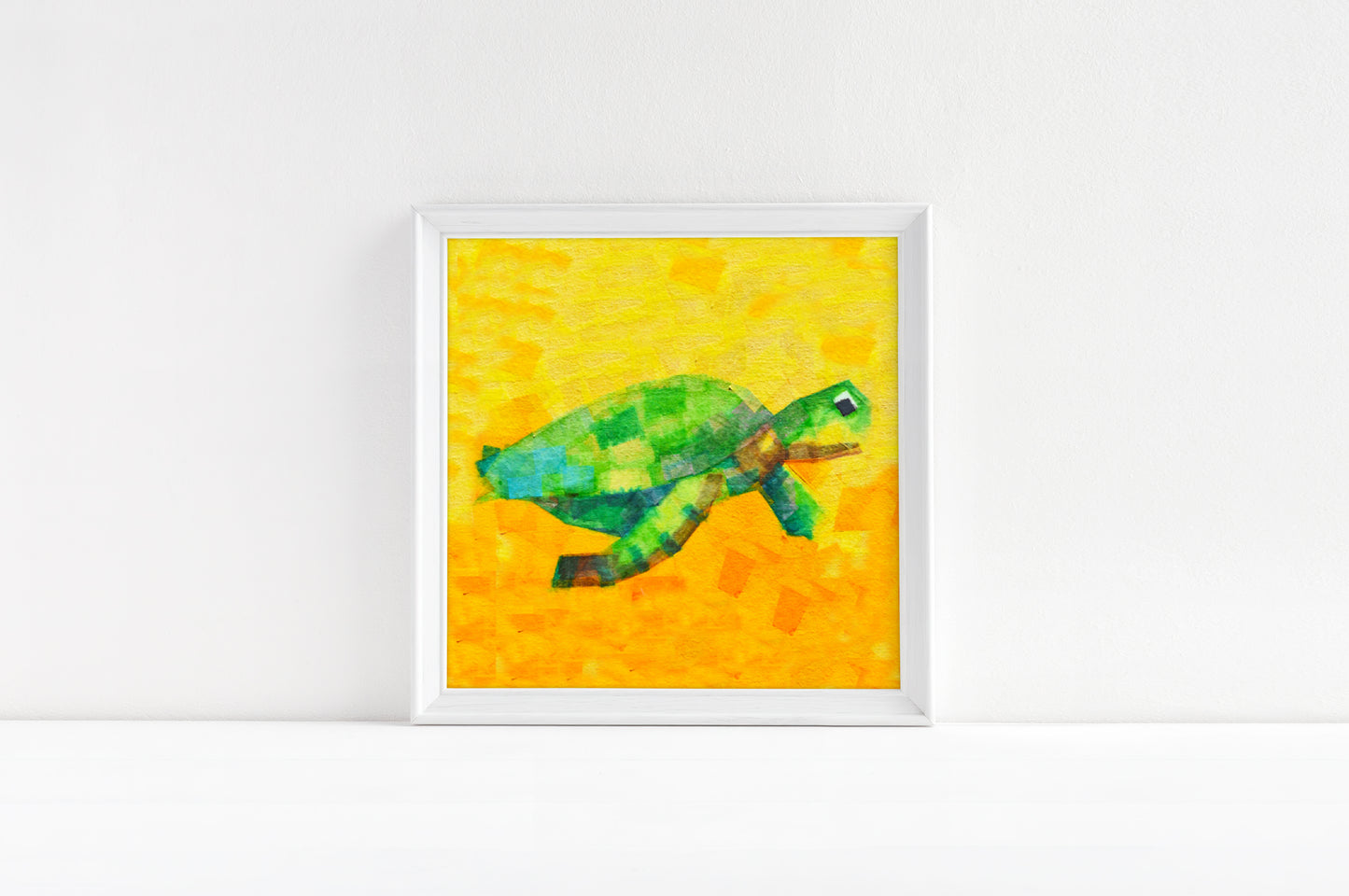 Sea Turtle Nursery Painting for Babies and Kids