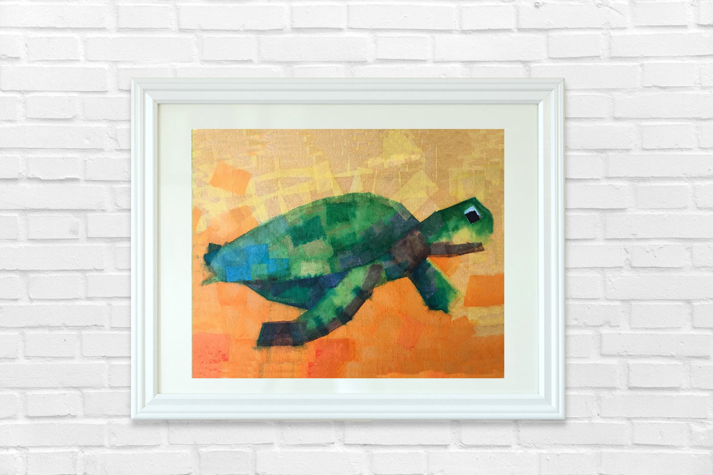 Sea Turtle Nursery Painting for Babies and Kids