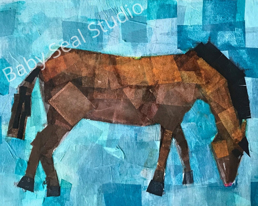 Brown Horse Nursery Wall Art