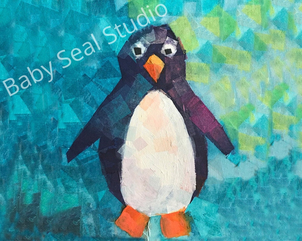Baby Penguin Print for Nursery