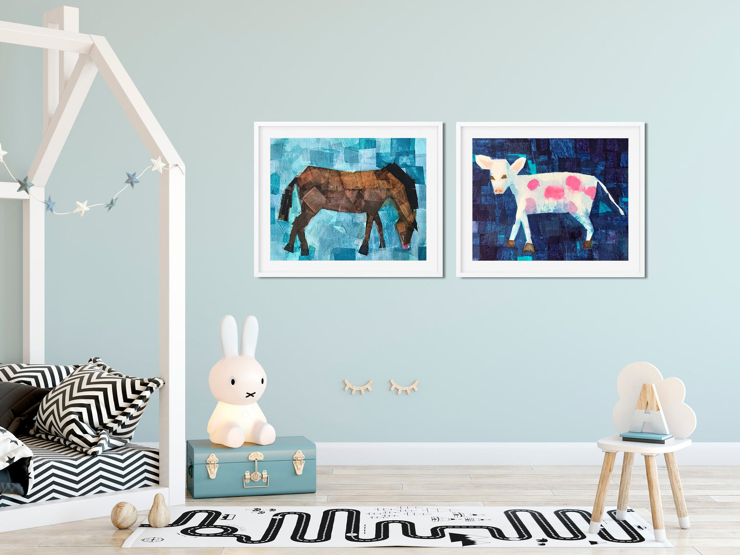 Brown Horse Nursery Wall Art